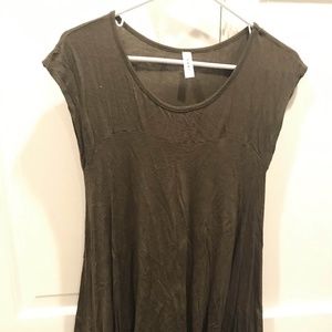 Boutique Green T-Shirt Dress